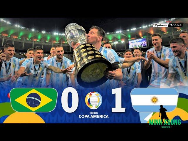 Copa America 2021: Argentina 1-0 Brazil