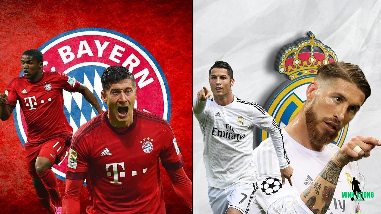 Real vs Bayern là cặp đấu hấp dẫn với những ngôi sao hàng đầu