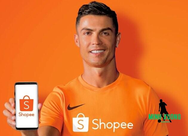Ronaldo là đại sứ hình ảnh của Shopee