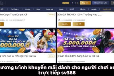 Trực Tiếp Sv388 – Trải Nghiệm Đá Gà Chất Lượng Cao và Hấp Dẫn